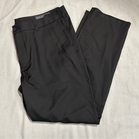Mizzen+Main Performance Menswear Baron Trim Fit pants, sz 38x32, black, fall - Picture 1 of 10